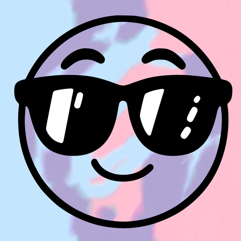 emoji with sunglasses