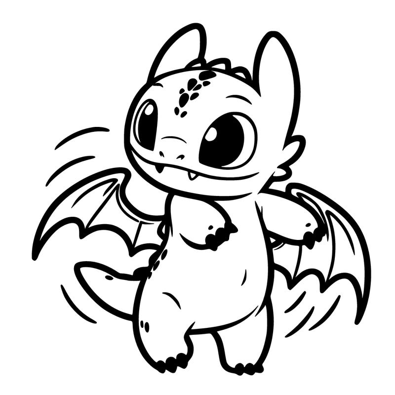 toothless dancing