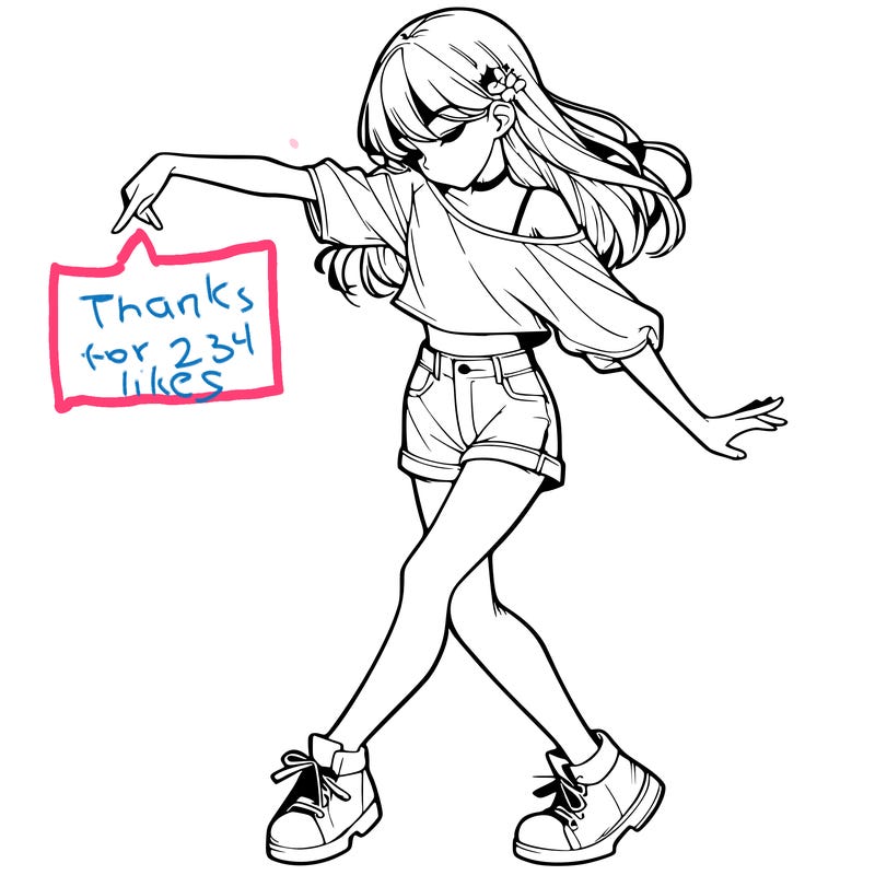 realistic girl danceing