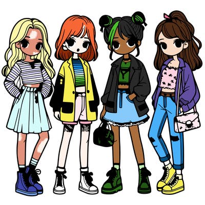 girls with fashion