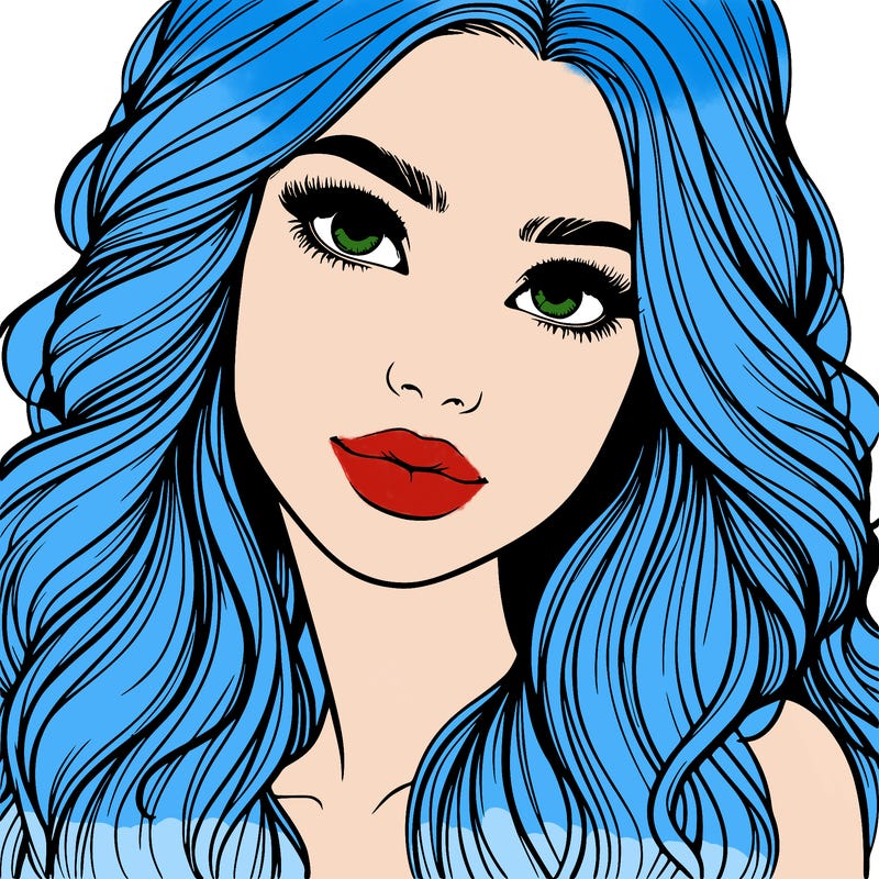 beautiful realistic girl