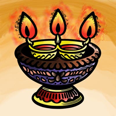 dip lamps for diwali