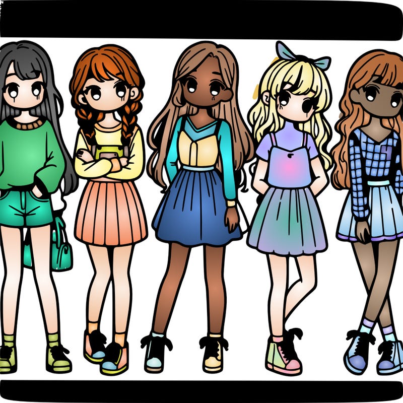 a lot of girls