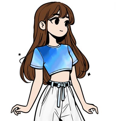 girl in a cute crop top