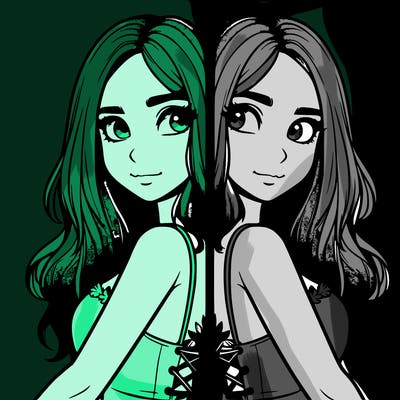 a realistic girl split