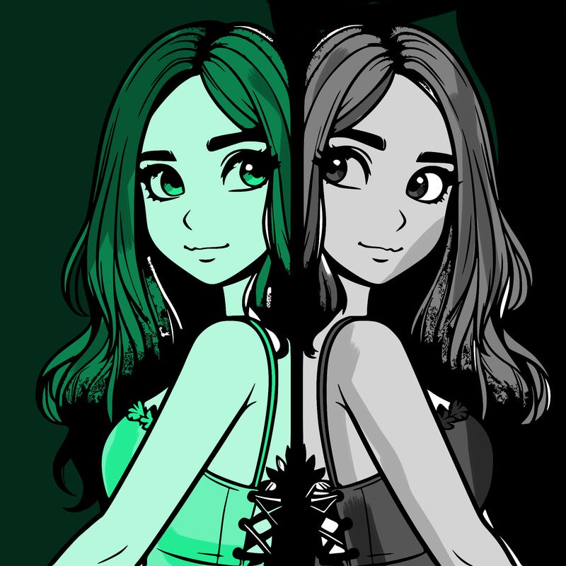 a realistic girl split