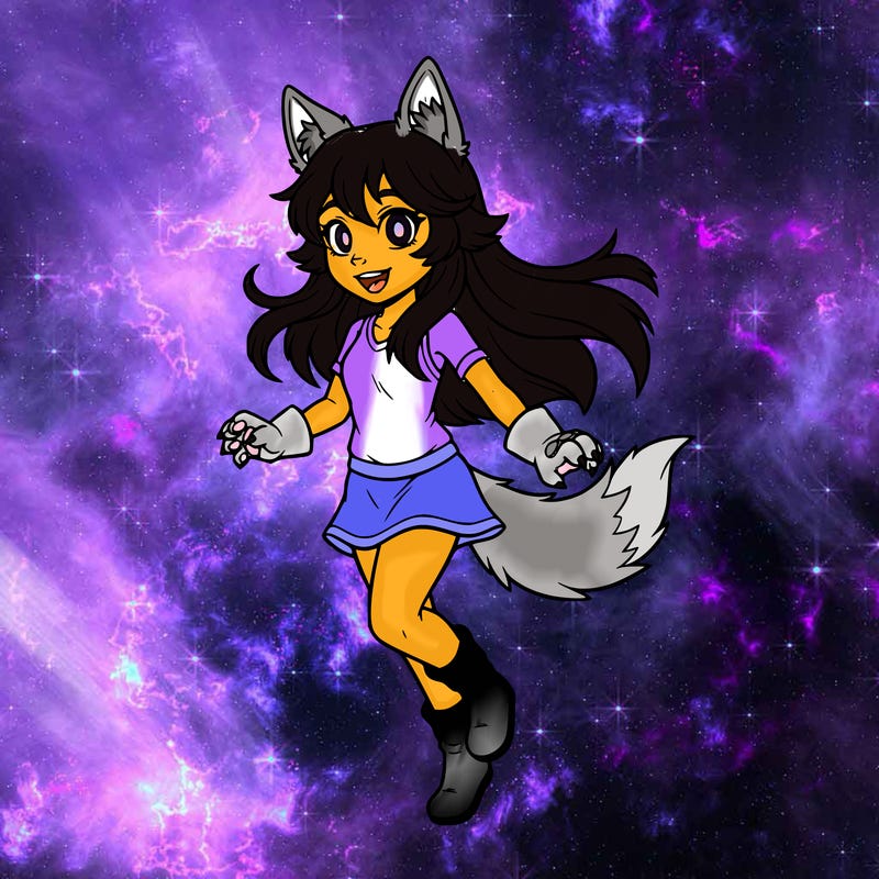 aphmau as a wolf girl