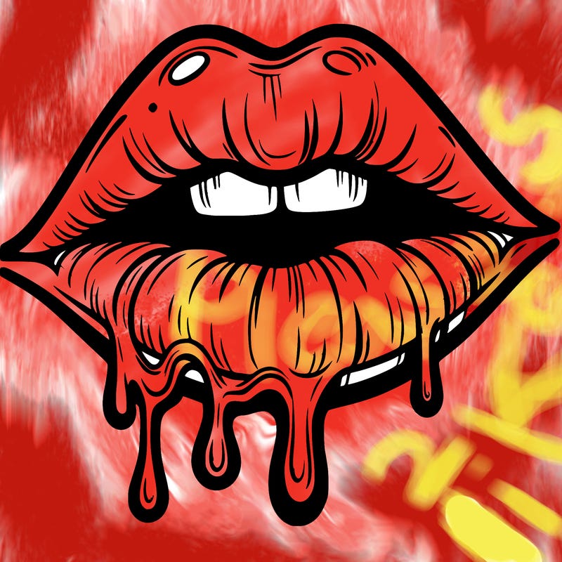 lips that look realistic and drip