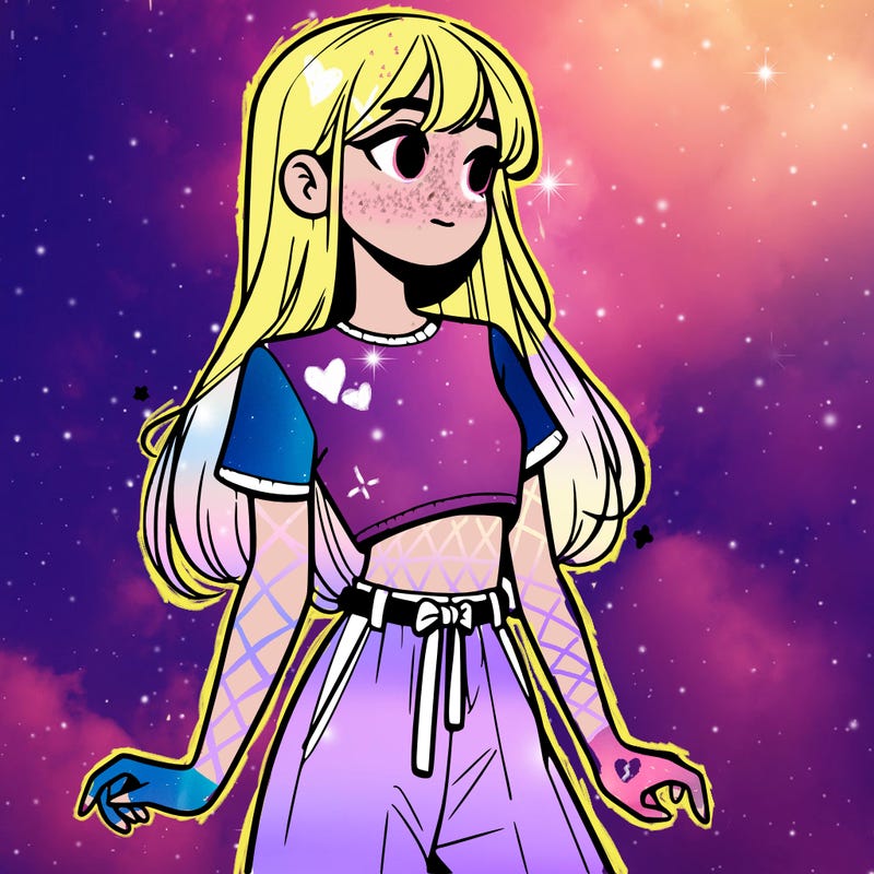 girl in a cute crop top