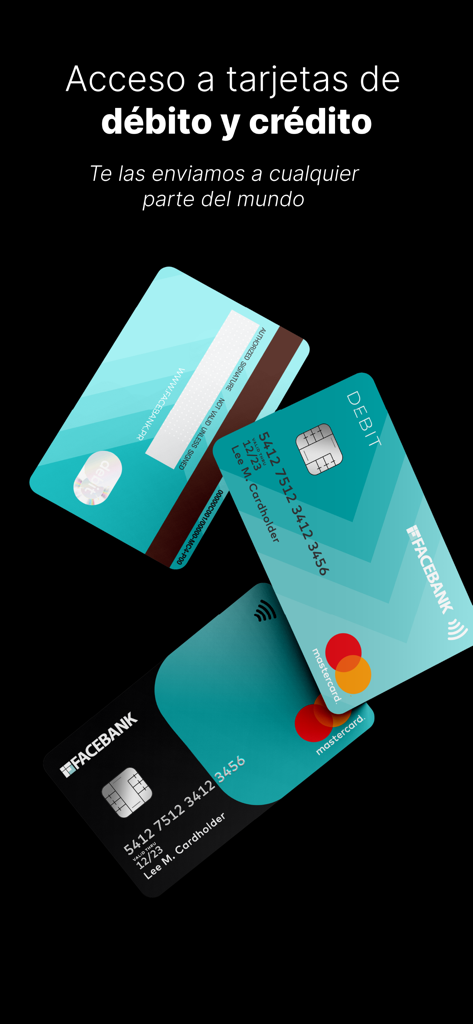 Tu Cuenta Dólar FACEBANK - FACEBANK Mastercard debit and credit cards with worldwide shipping