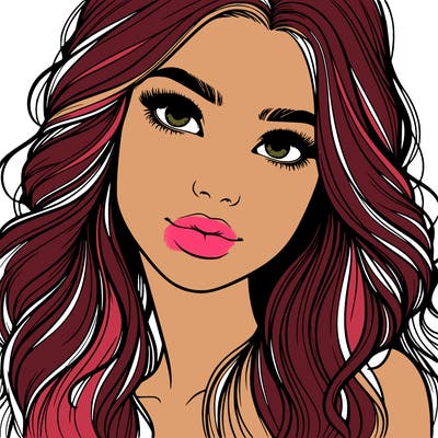 beautiful realistic girl