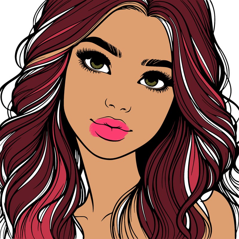 beautiful realistic girl