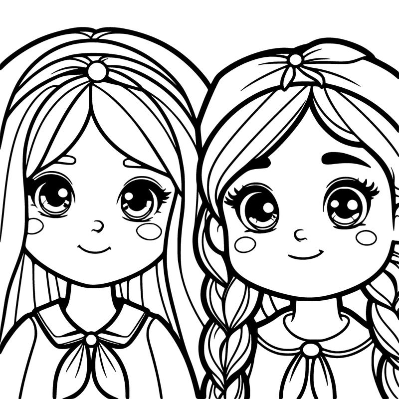 tow. girls that are. friends