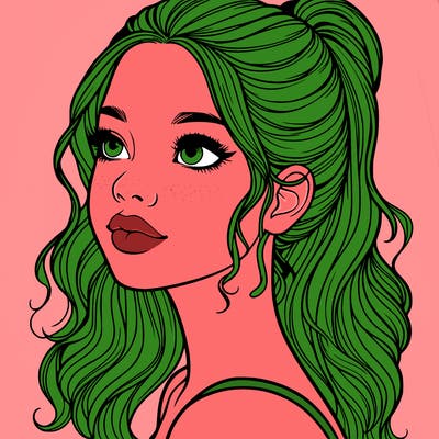 beautiful realistic girl