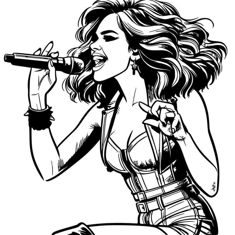 realistic image of taylor swift during a concert