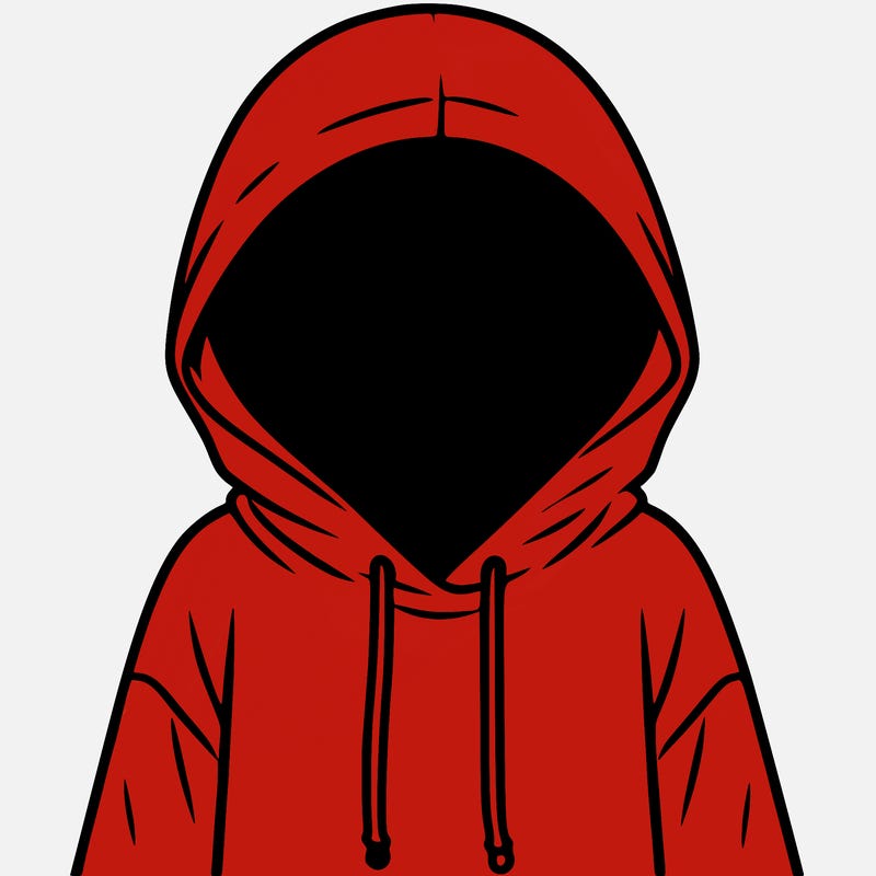 faceless girl in hoodie
