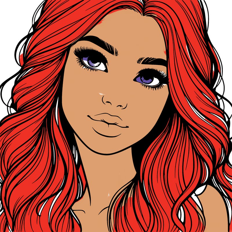 beautiful realistic girl