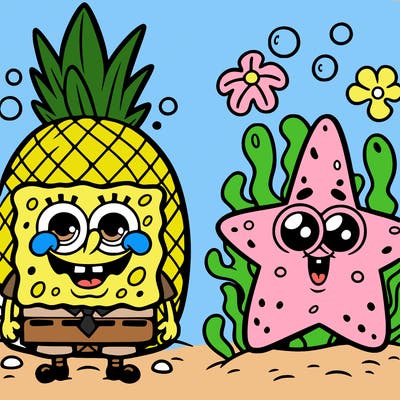 spongebob and patrick