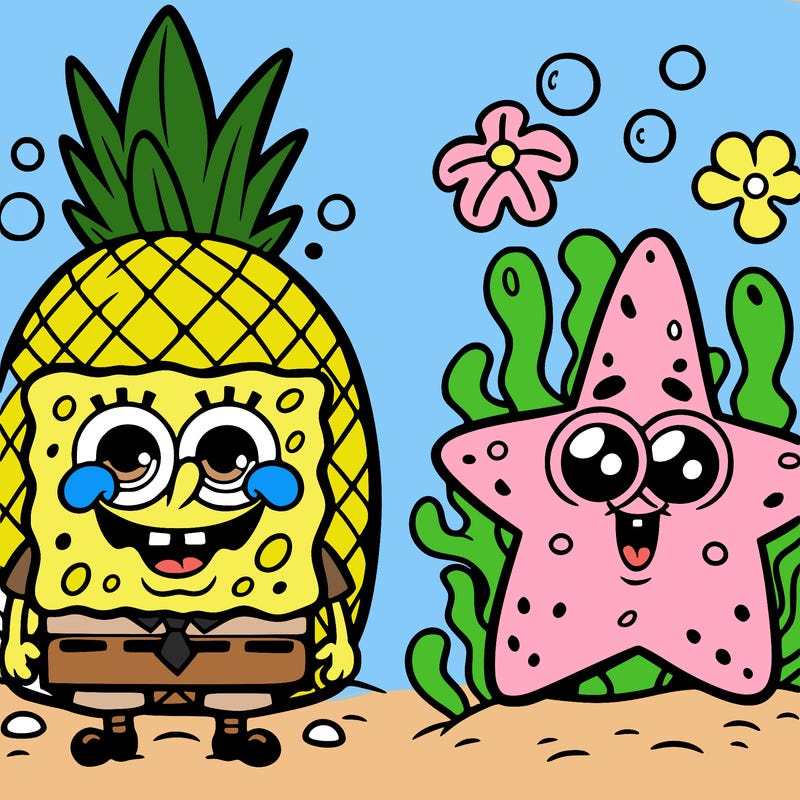 spongebob and patrick