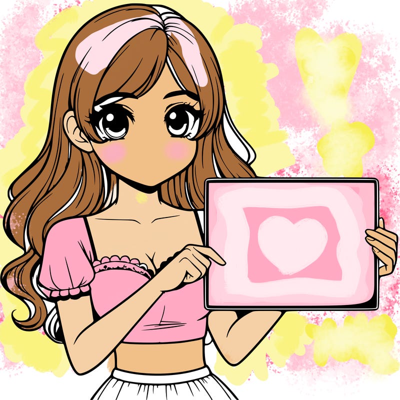 realistic pretty girl holding blank sign