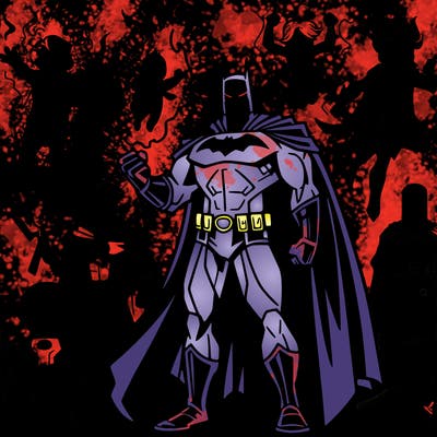 superhero and villains