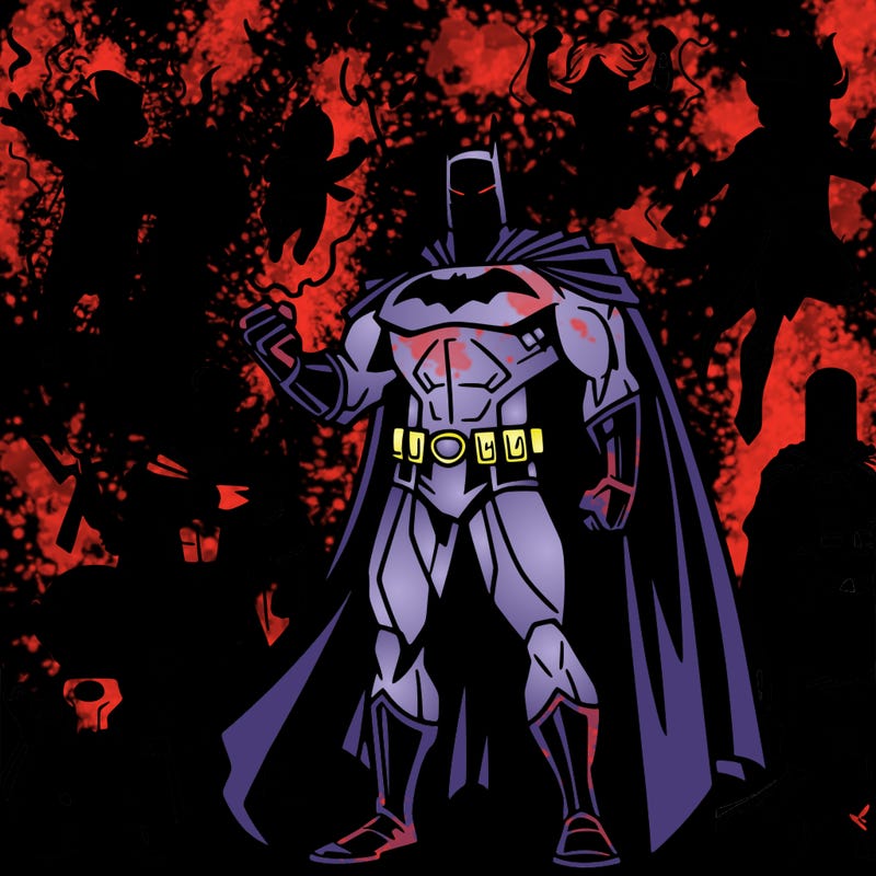 superhero and villains