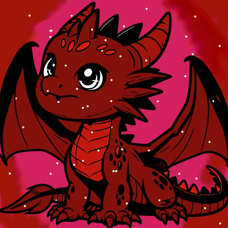 fierce baby night dragon