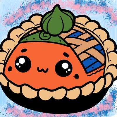 pumpkin pie cute