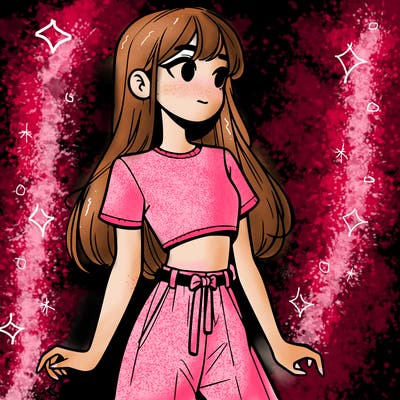 girl in a cute crop top