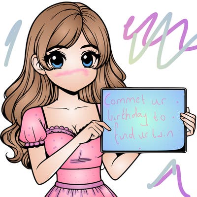 realistic pretty girl holding blank sign