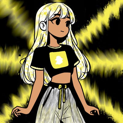 girl in a cute crop top