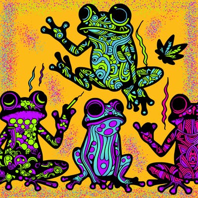 trippy frogs