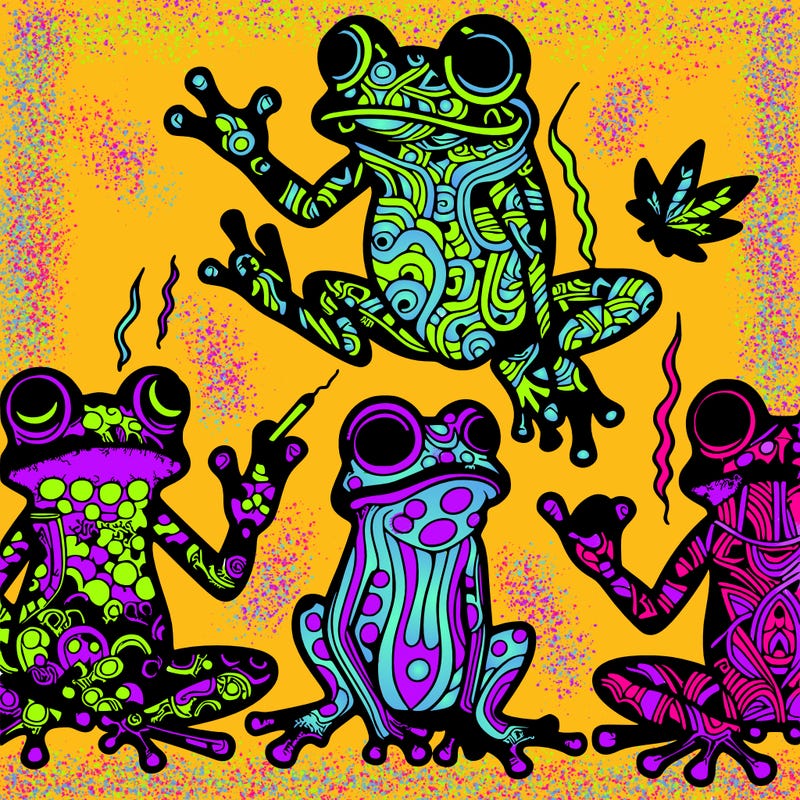 trippy frogs