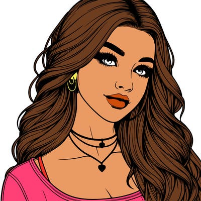 detailed realistic girl