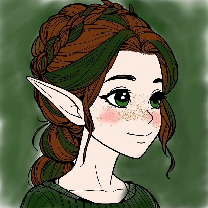 realistic girl elf