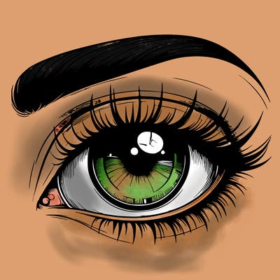 realistic eye