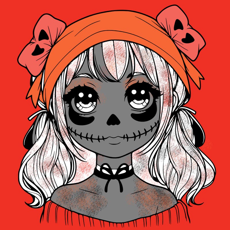 realistic girl halloween