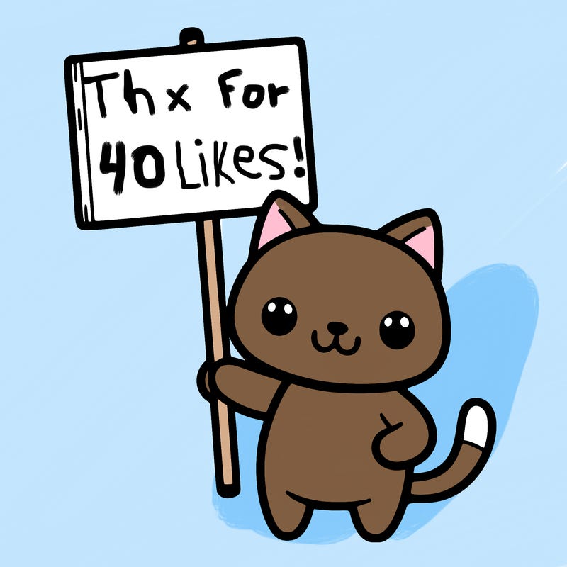 cat holding a sign