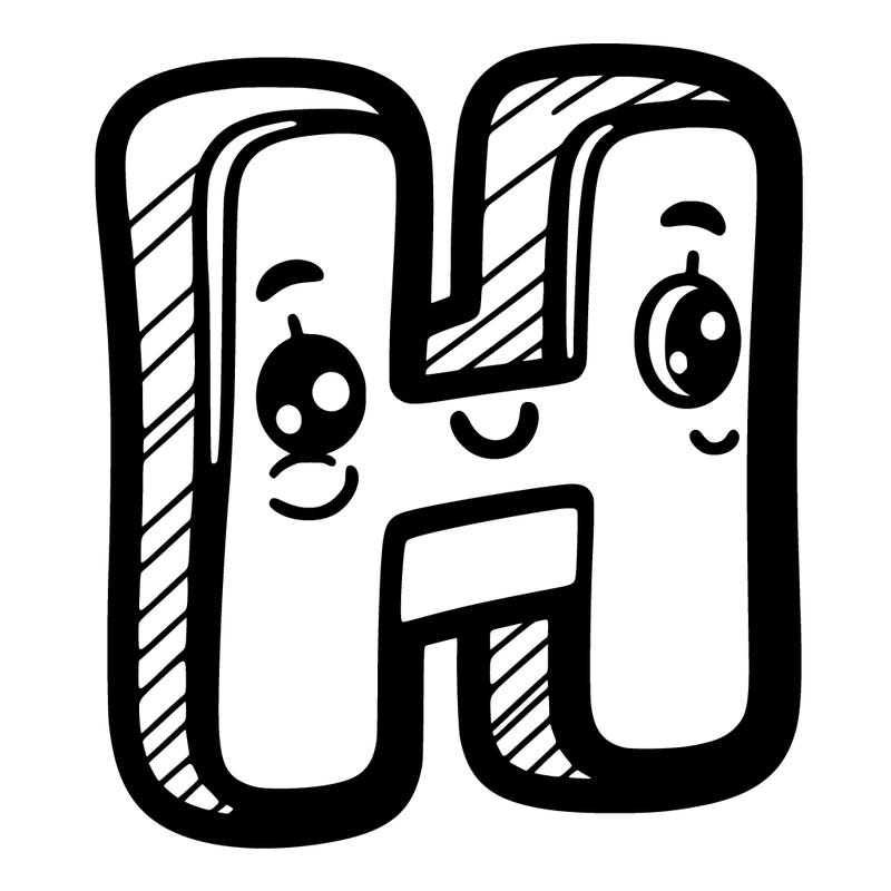 letter h