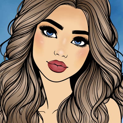 beautiful realistic girl