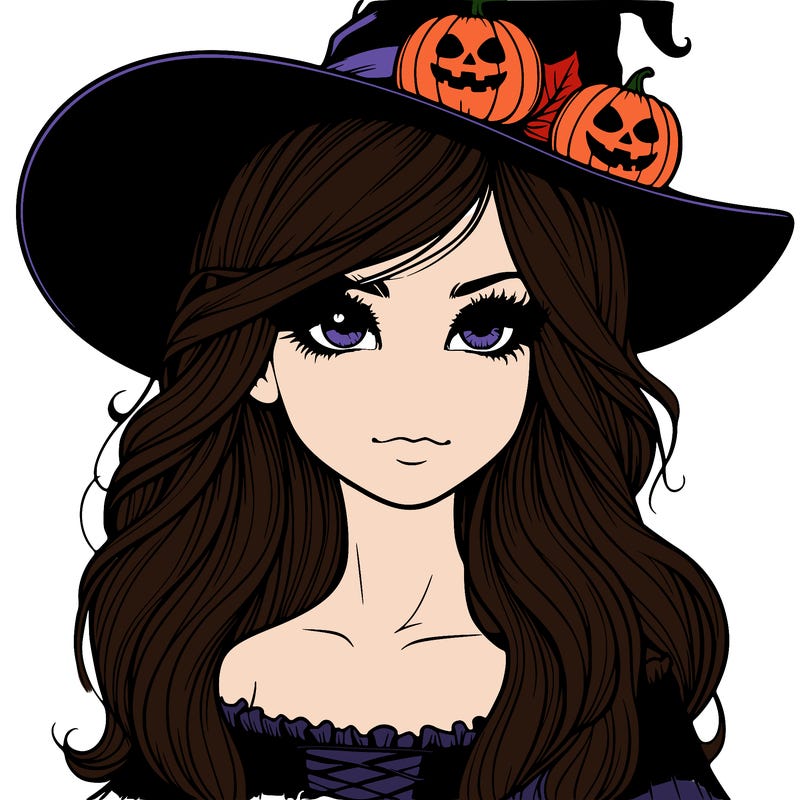halloween realistic girl