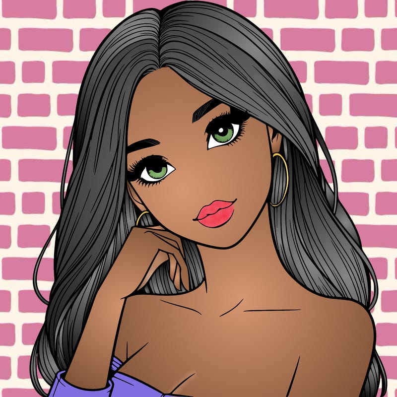 beautiful realistic girl