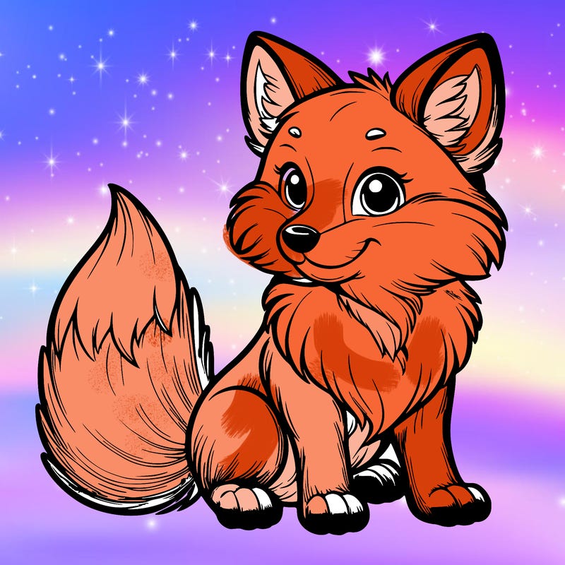realistic fox