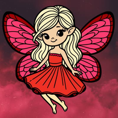 fairy with wings