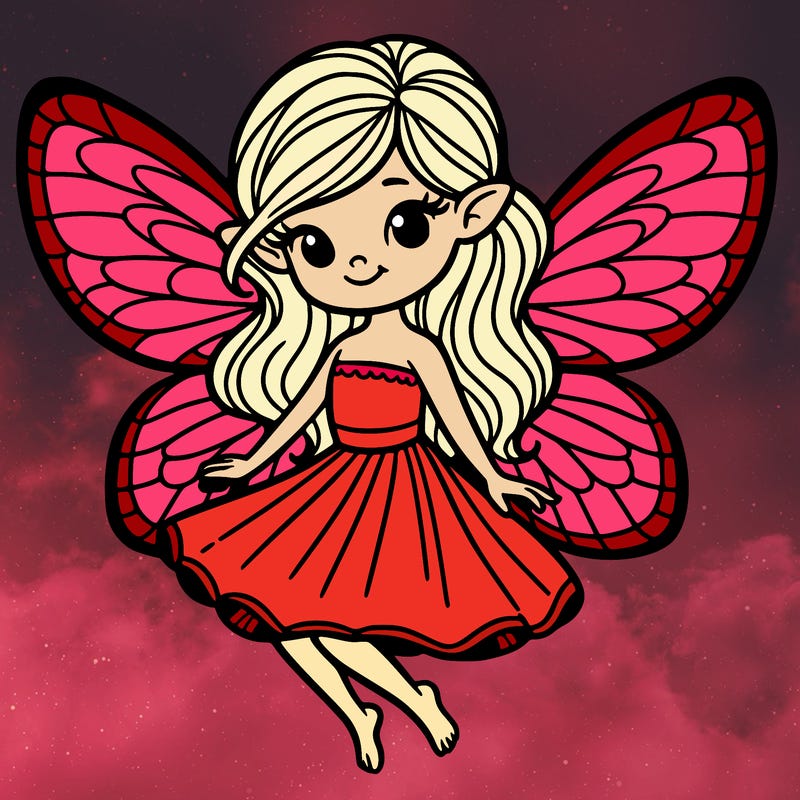 fairy with wings