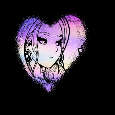 a realistic girl, spray painting