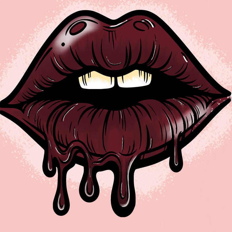 lips that look realistic and drip