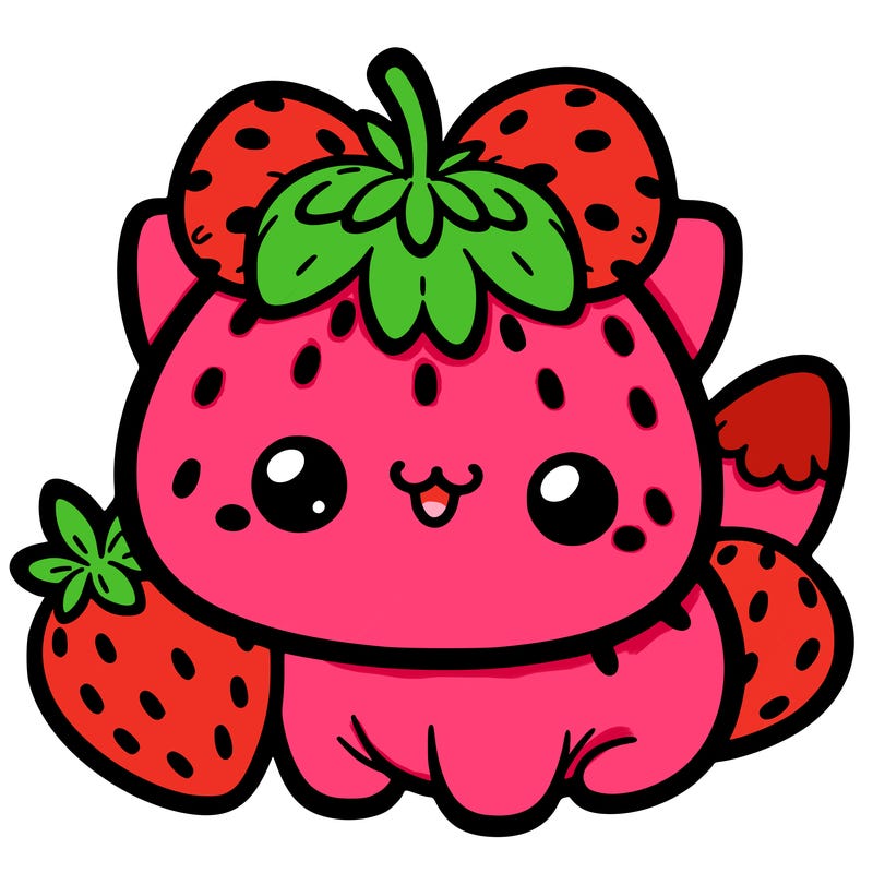 strawberry cat