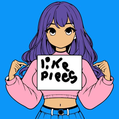 girl holding a blank sign in a long sleeve crop top