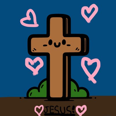 simple christian cross